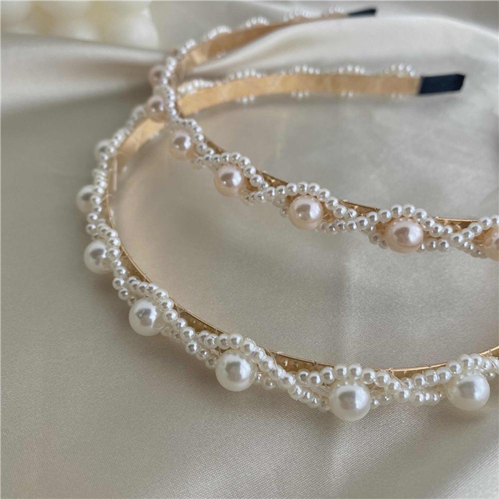 Băng Đô Bện Sợi Chéo Lấp Lánh Ngọt Ngào Cho Nữ Rửa Mặt