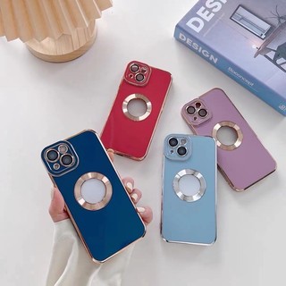Ốp Lưng Hở Táo Viền Vuông Mạ Xi Cao Cấp Chống Ố Vàng 7 PLUS 8 PLUS X XS MAX 11 PRO MAX 12 PRO MAX 13 PRO MAX