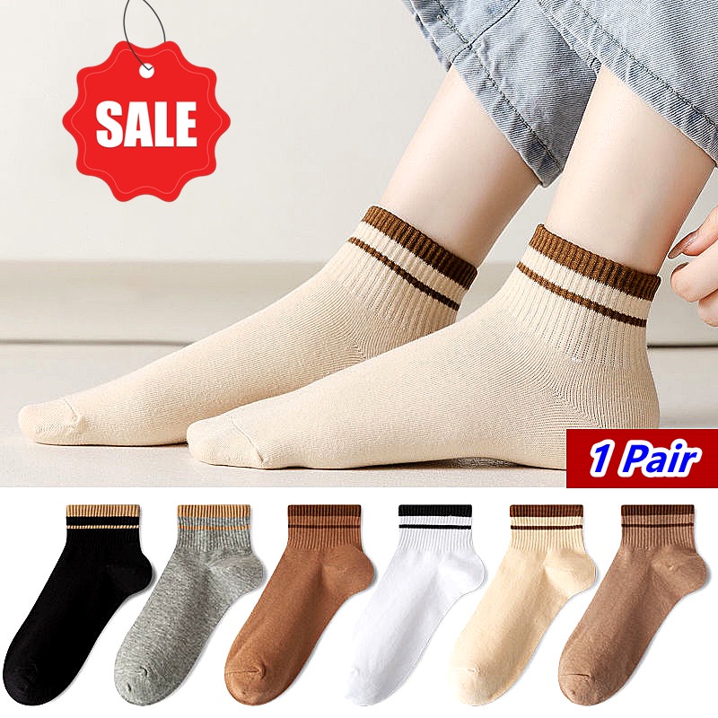 Mới Đôi Tất Chân Chống Trượt 5 Màu Thời Trang Cho Nam Nữ