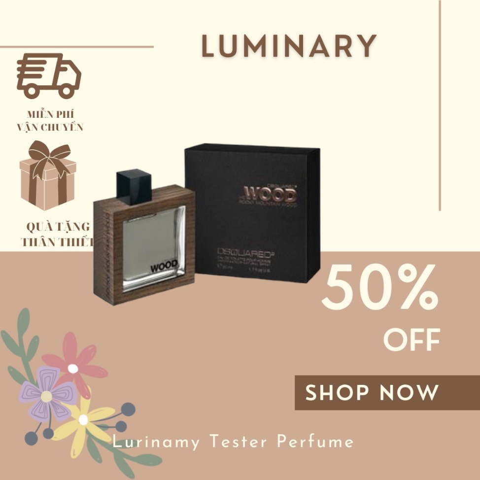 Luminary.Store  Perfume - Nước hoa - DSQUARED² He Wood Rocky Mountain Wood - Nước hoa Authentic