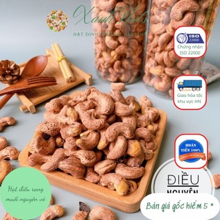500gr Hạt điều rang muối Bình Phước - hạt điều rang muối nguyên vỏ lụa hàng loại 1 xuất khẩu.