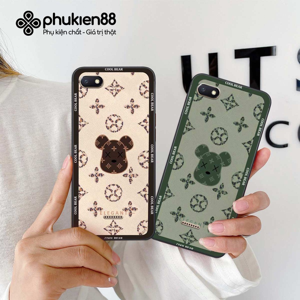 Ốp lưng điện thoại Xiaomi Redmi 4A / 5A / 6A fendy, búp bơ rì, kaws thời trang, vỏ ốp thời trang rẻ đẹp