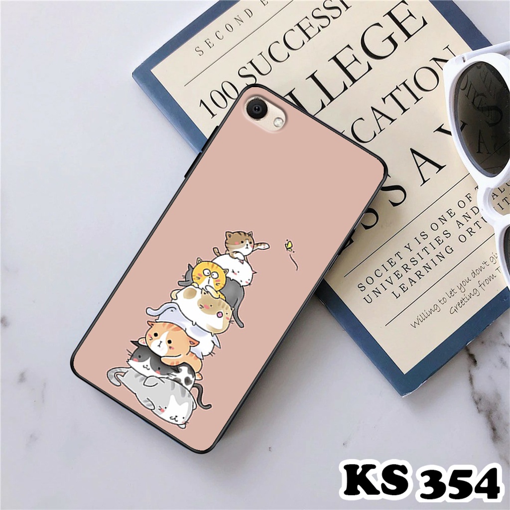 Ốp lưng Vivo Y66 - Y67 - Ốp Vivo in hình Cat&amp;Bear đáng yêu - Chất liệu TPU siêu bền