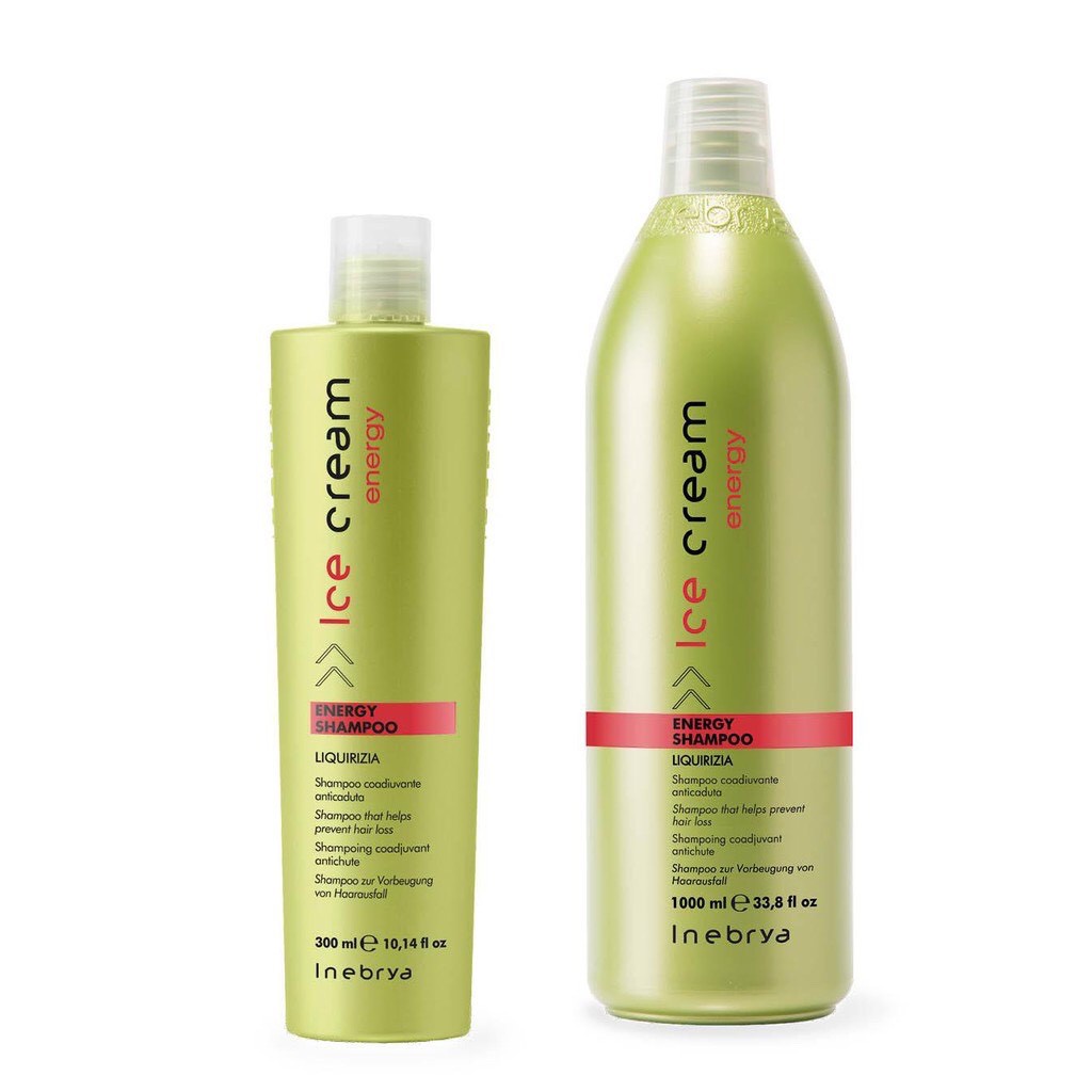 Dầu gội chống rụng tóc Inebrya Energy 300ml I 1000ml I Made in Italia