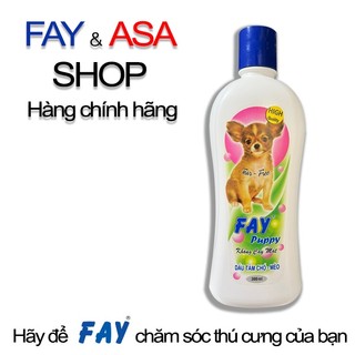 Dầu tắm Chó. Mèo Fay Puppy 300ml - Êm dịu không làm cay mắt thú