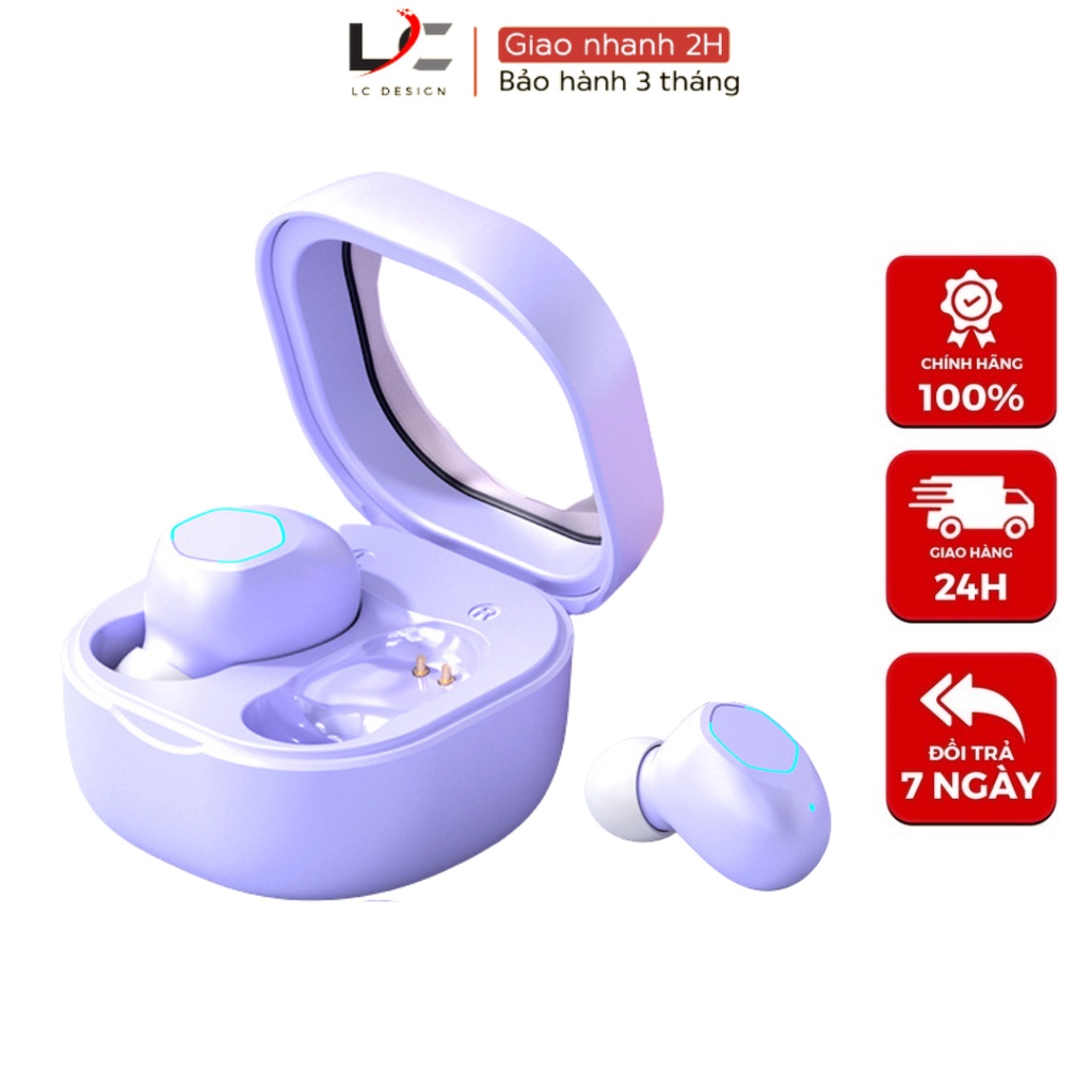 Tai Nghe Nhét Tai Không Dây M21 Bluetooth 5.3 TWS Chống Ồn Cảm Biến Lực Dùng Cho IOS Android- LC DESIGN