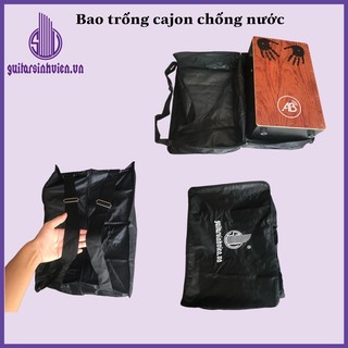Bao trống cajon không thấm nước 50cmx33cmx33cm - Loại vải dù 1 lớp xịn