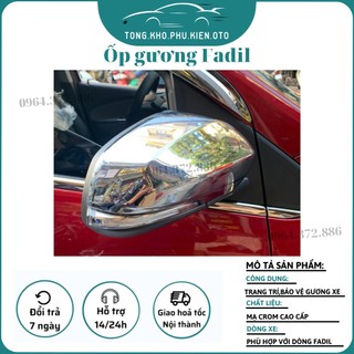 Bộ 2 ốp gương mạ crom xe Vinfast Fadil 2019 - 2023