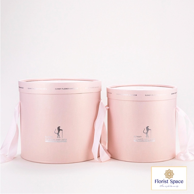 Hộp trụ tròn Sunny Flower and Dew