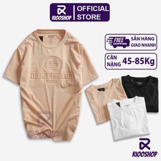 [XẢ KHO] Áo thun nam cổ tròn cotton dập nổi, áo phông nam tay ngắn cao cấp BALEN RTX092