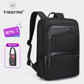  【Local Delivery Ba lô TIGERNU 9121 đựng máy tính xách tay 15.6‘’ 17‘’ siêu nhẹ mở rộng được tiện lợi 