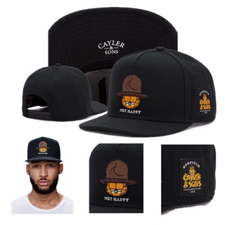 Image of Topi Cayler and Sons Garfield topi modis topi olahraga topi kualitas tinggi hiasan kepala Snapback bisbol