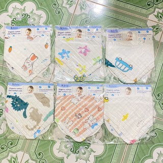 set 2 yếm xô organic cho bé