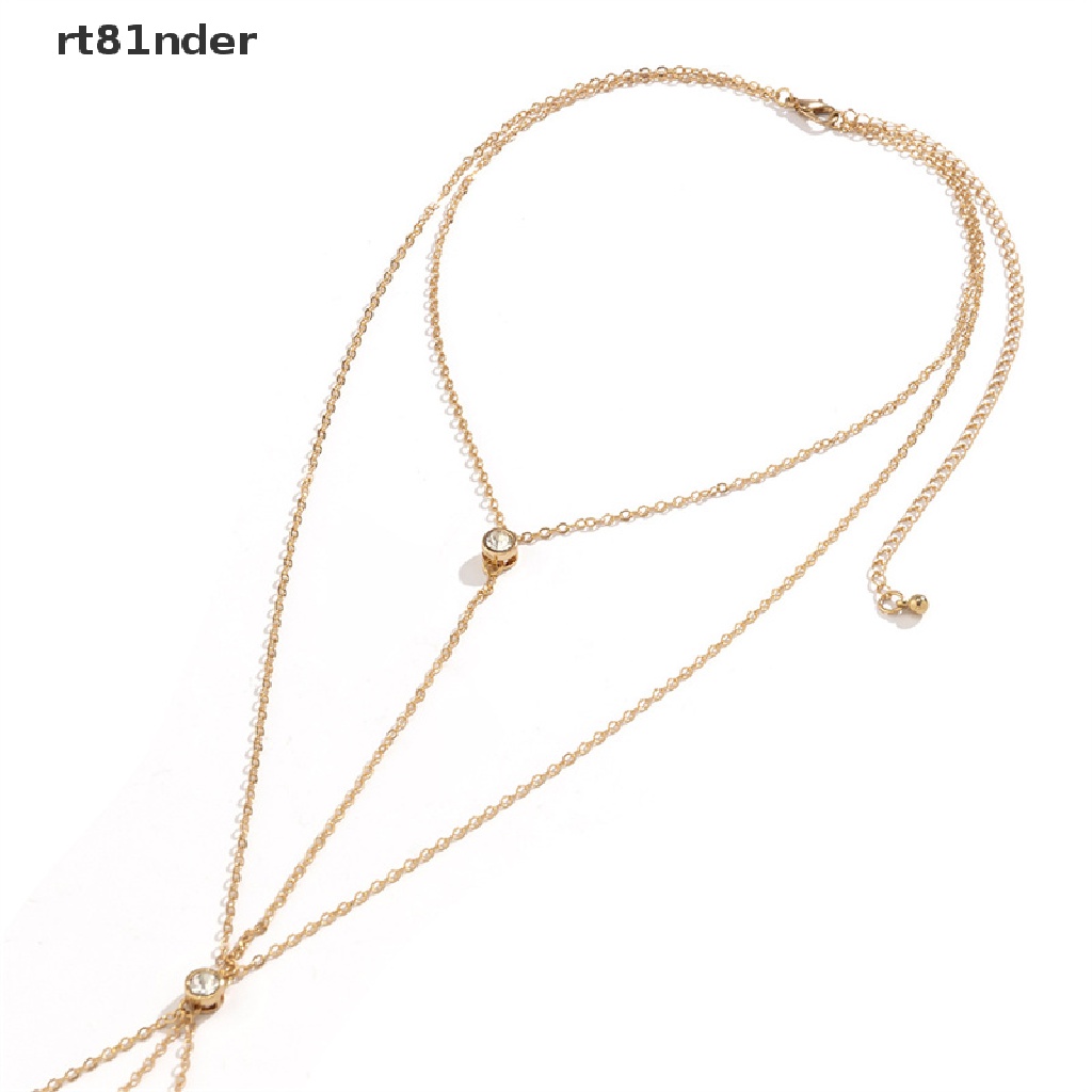 Rt Vòng cổ Cơ Thể Dạng Chuỗi Đơn Giản Phong Cách Boho Quyến Rũ Cho Nữ