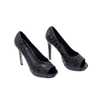 Giày Cao Gót Nữ Ánh Kim Đúp Đế 11Cm Evashoes - EVA8307
