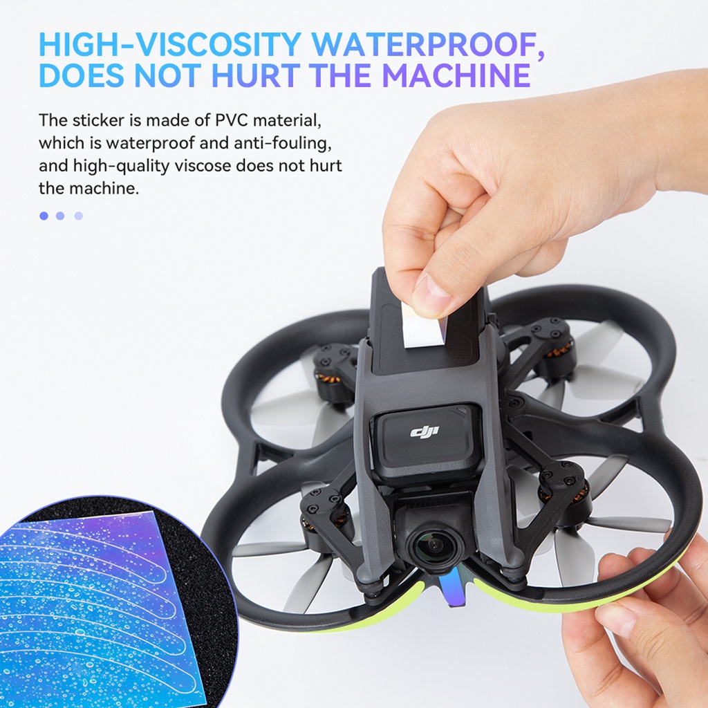 Miếng Dán Dạ Quang Nhiều Màu Sắc Cho Drone DJI Avata
