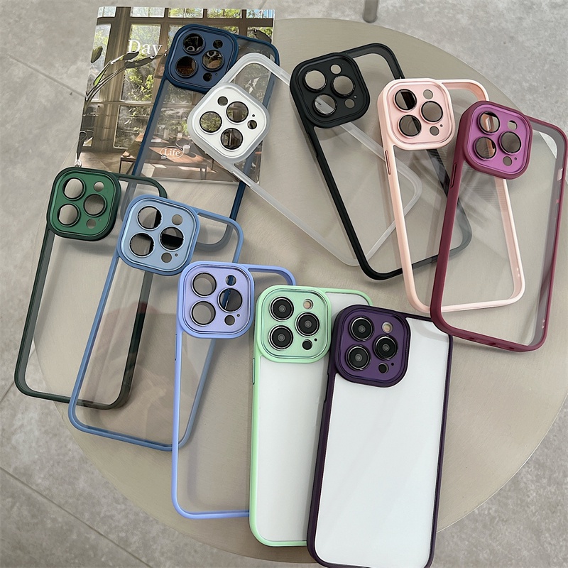 Ốp Điện Thoại Cứng Trong Suốt Chống Sốc Cho iPhone 14 11 Pro Max 14 Plus ip14pro ip14