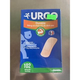 Băng keo cá nhân vải Urgo hộp 102 miếng