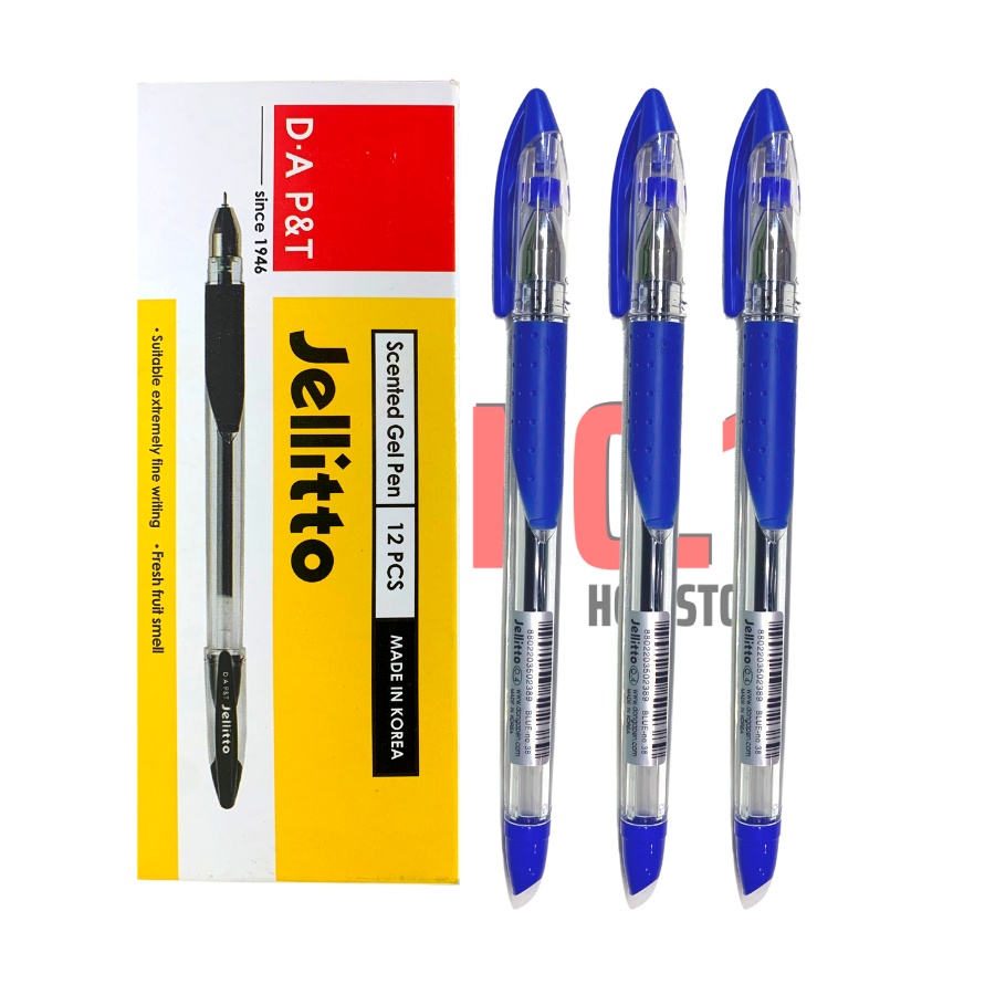 Hộp 12 Cây Bút Gel Cao Cấp Jellitto 0.4mm Hàn Quốc  - Văn Phòng Phẩm No.1