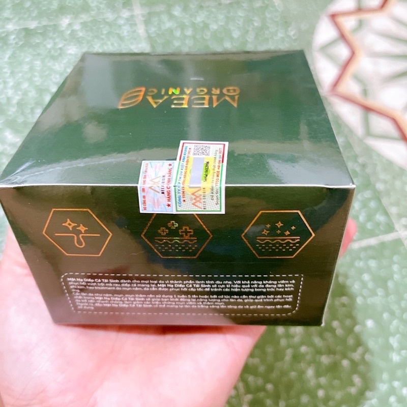 (mẫu mới 2 tem) _Mặt nạ diếp cá MEEA ORIGIN chính hãng