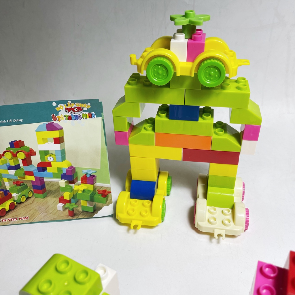 1kg Đồ Chơi Xếp Hình Lắp Ráp Cho Bé, Lego gạch xếp hình theo cân, đồ chơi xếp hình bán cân gạch tương thích Lego Duplo