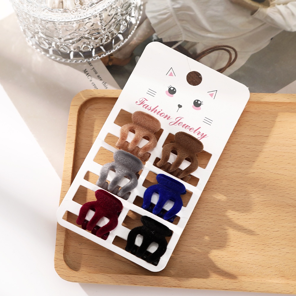 Haimeikang Set 6 Kẹp Tóc Mini Hình Bướm Xinh Xắn