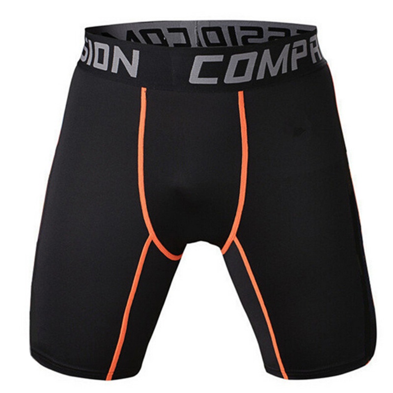 Xiangbao Quần Short Ôm Sát Thể Thao Tập Gym Nén Nhiều Lớp Cho Nam