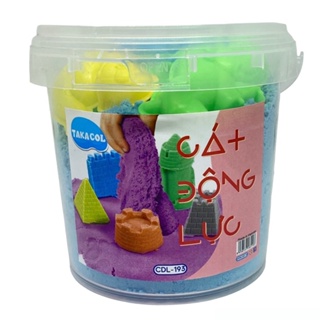 1kg cát động lực có khuôn chơi kèm trong xô lớn - ảnh sản phẩm 8