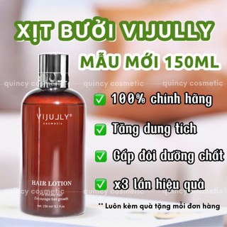 Tinh Dầu Bưởi VIJULLY [Phiên Bản Nâng Cấp 150ml] Dưỡng Tóc, Kích Mọc Tóc Nhanh, Giảm Rụng Hiệu Quả, Nuôi Dưỡng Nang Tóc