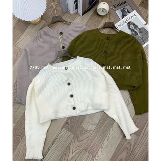 Áo croptop len sóng ( có sẵn )