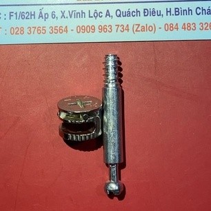 Ốc cam liên kết gỗ 2 chi tiết