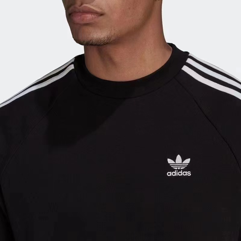 Áo Sweater Thể Thao Cotton Nguyên Chất Thêu Logo Adidas Thời Trang Cho Nam Và Nữ