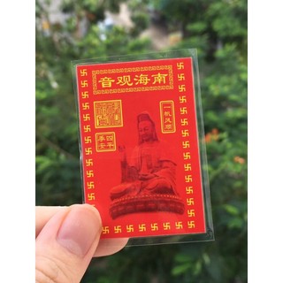 COMBO 2 PHÙ MẸ QUAN ÂM ÉP PLASTIC  BÌNH AN, MAY MẮN