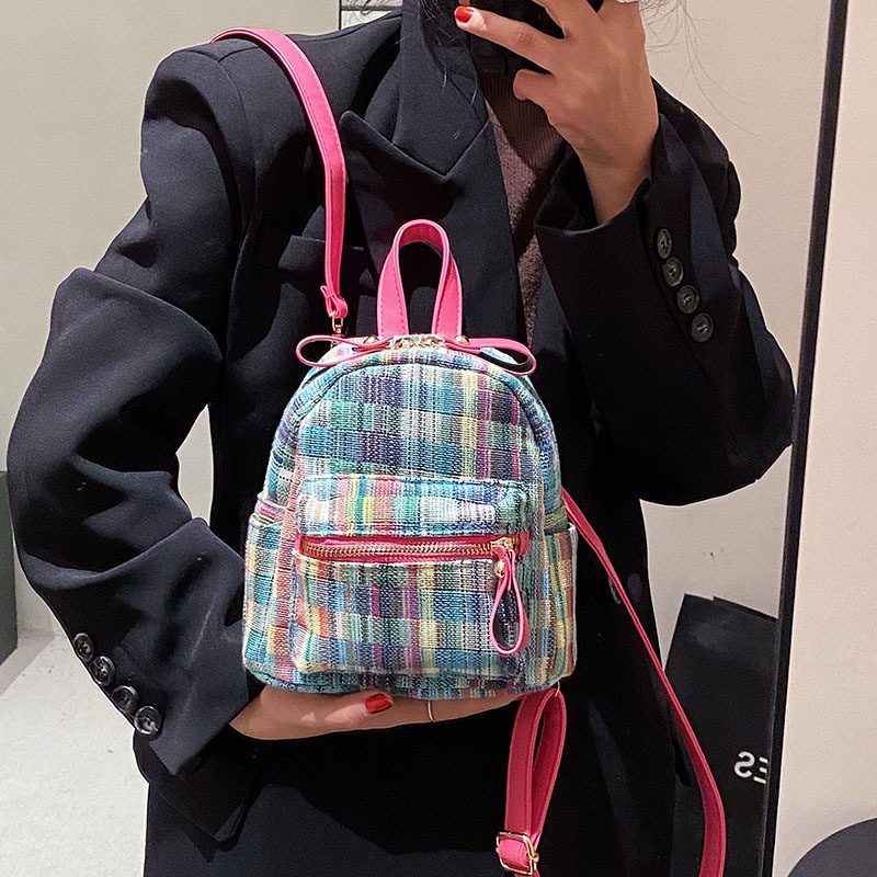 Ba Lô JASMIN NOIR Vải Canvas Thiết Kế Đơn Giản Thời Trang Xinh Xắn Cho Nữ