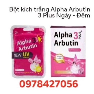 viên kích trắng alpha arbutin thái chính hãng