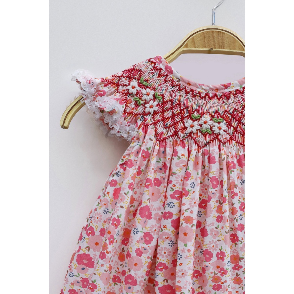 ĐẦM SMOCK HOA NHÍ