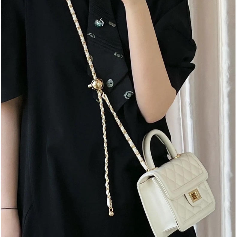 Túi XÁCH DA PU KHOÁ VÀNG