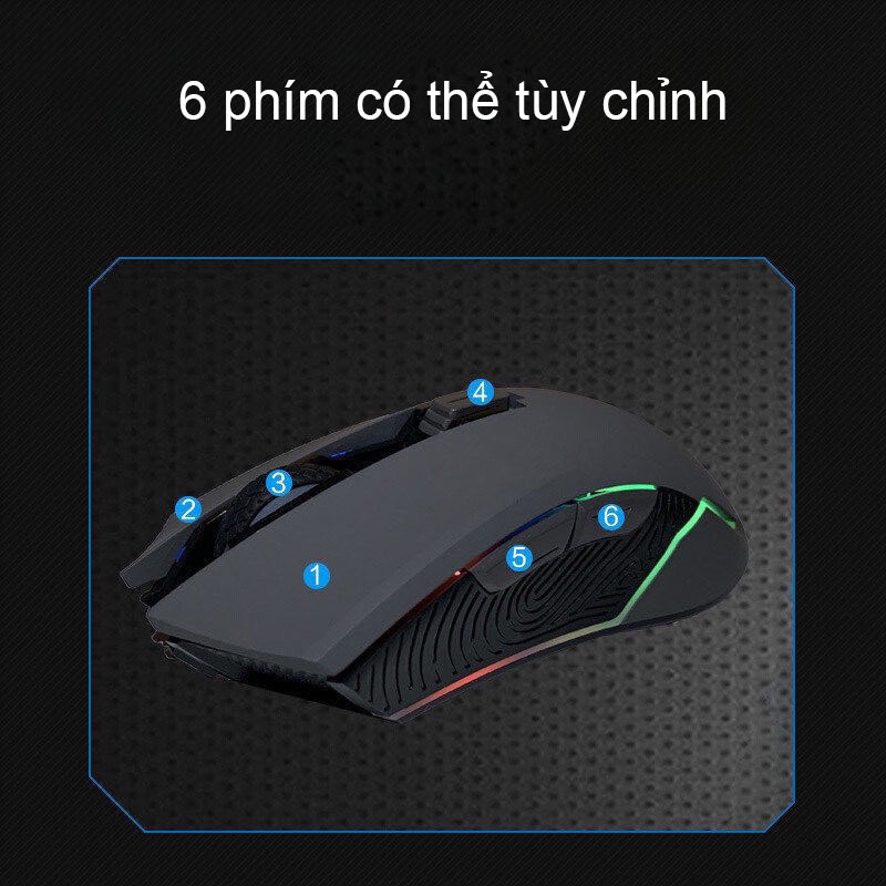Chuột Chơi Game Không Dây - DELL MS420D 2 Chế Độ Tùy Chỉnh
