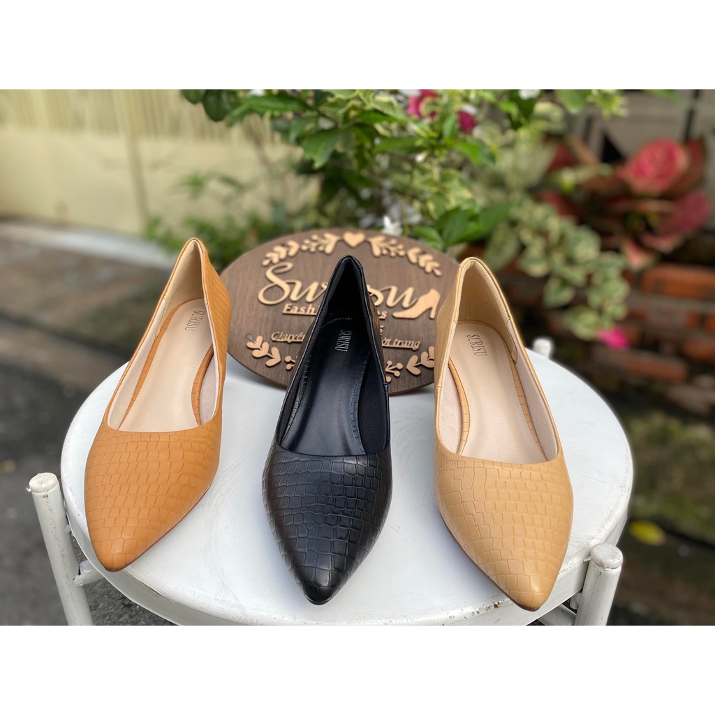 Giày cao gót 5cm si vân rắn mã số 5260