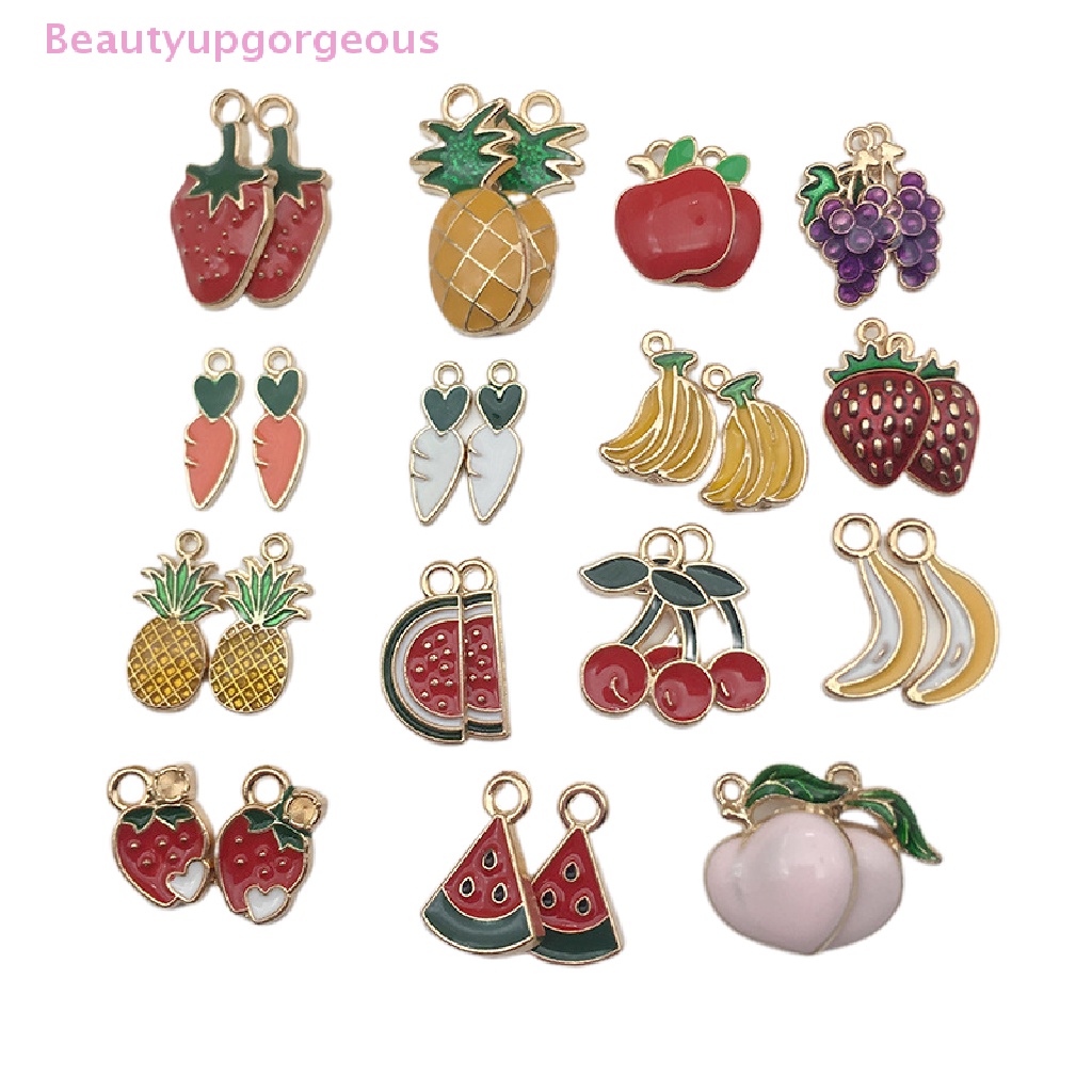 Set 30 Mặt Vòng cổ Trái Dứa Tráng Men DIY