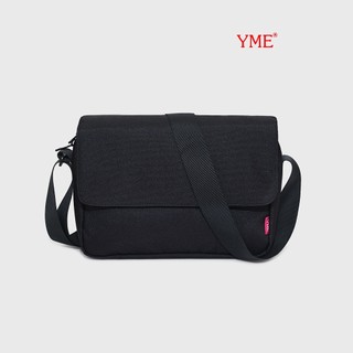 Túi đeo chéo nam nữ YME vải canvas chống nước nhiều ngăn phong cách basic dễ phối đồ