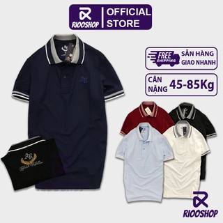 Áo polo nam, áo nam có cổ thun vnxk vải dày, đẹp, đơn giản, form regular, cao cấp, tay ngắn, big size RIOOSHOP RSP002