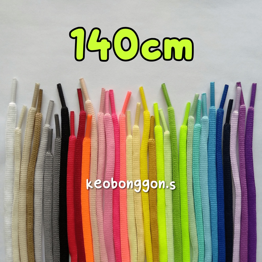 6mm 140cm (33 màu) P2 Dây giày oval bán nguyệt af 1 af1