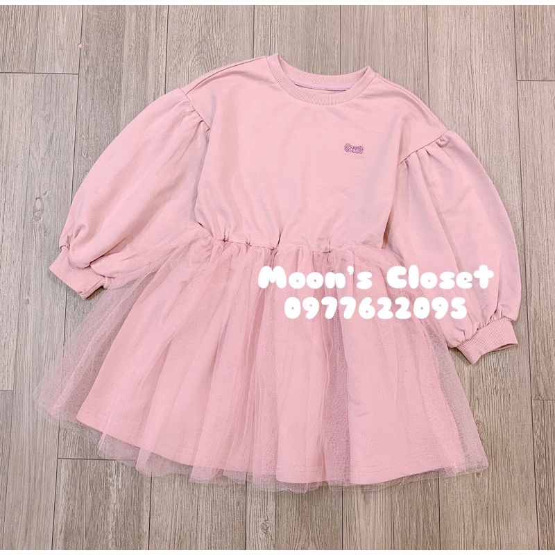 HQ- Váy nỉ phối voan  size 100-150