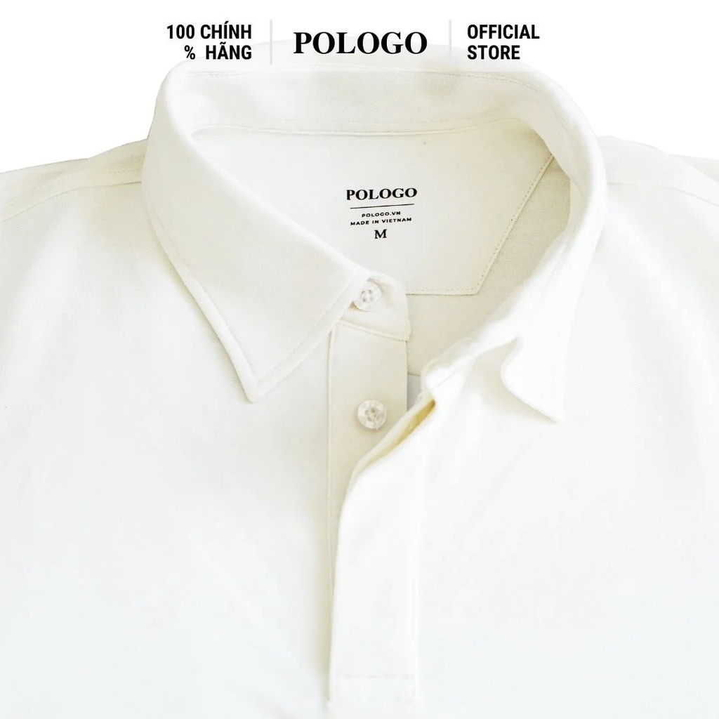 Áo thun POLOGO nam Màu Trắng Có Hộp sang trọng 100% Cotton, Hàng Hiệu Pologo Cao Cấp Chính Hãng