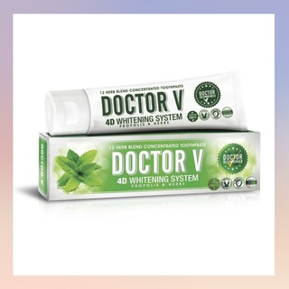 Kem Đánh Răng 100% Thảo Mộc DOCTOR V 85g - Chống Ê Buốt, đẹn trăng, hôi miệng
