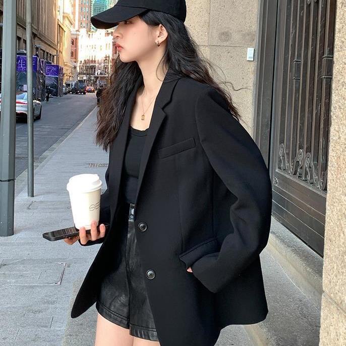 Áo Khoác Blazer Phong Cách Hàn Quốc Thanh Lịch Dành Cho Nữ Áo Blazer 2 Lớp - BLA22087