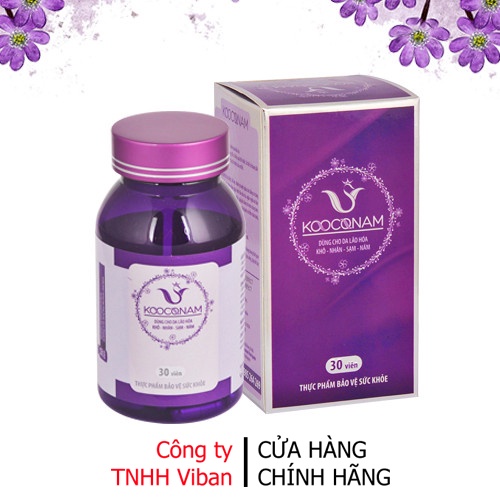 KOOCONAM viên uống nội tiết, giảm nám