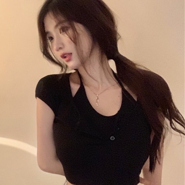 Áo Kiểu Croptop Bigsize Cột Dây,Áo Thun Kiểu Big Size Tay Ngắn Chất Thun Gân Tăm MÃ G16