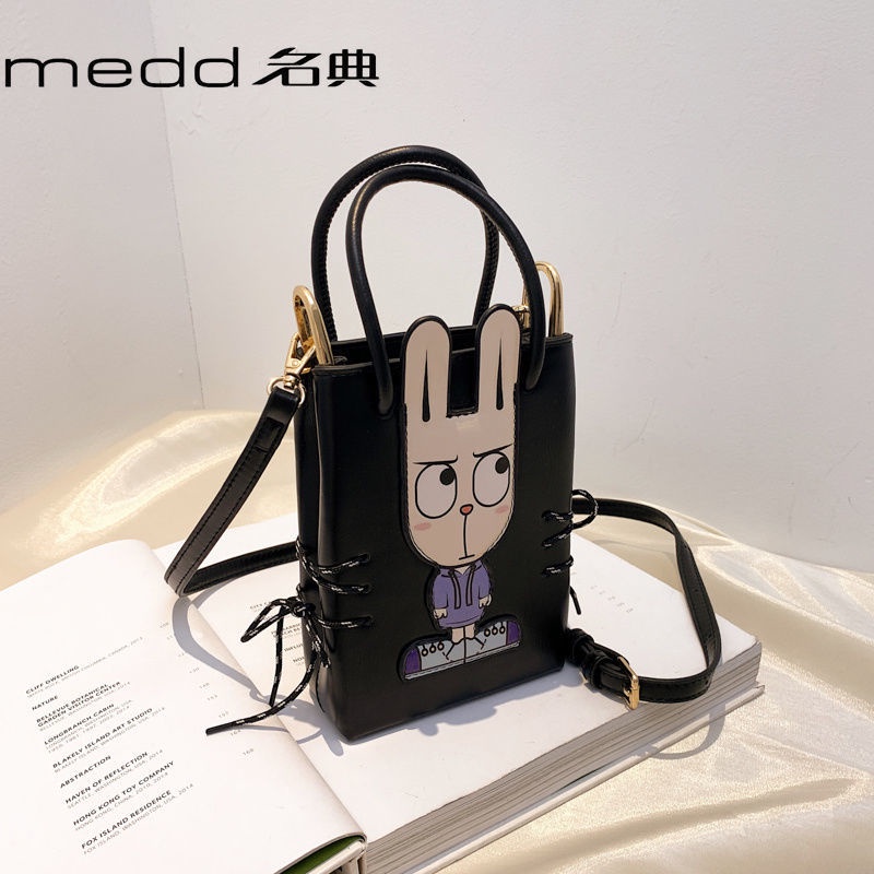 Túi Đeo Chéo Đựng Điện Thoại Họa Tiết Hoạt Hình Phong Cách Hàn Quốc Dễ Thương Thời Trang Mùa Hè Cho Nữ